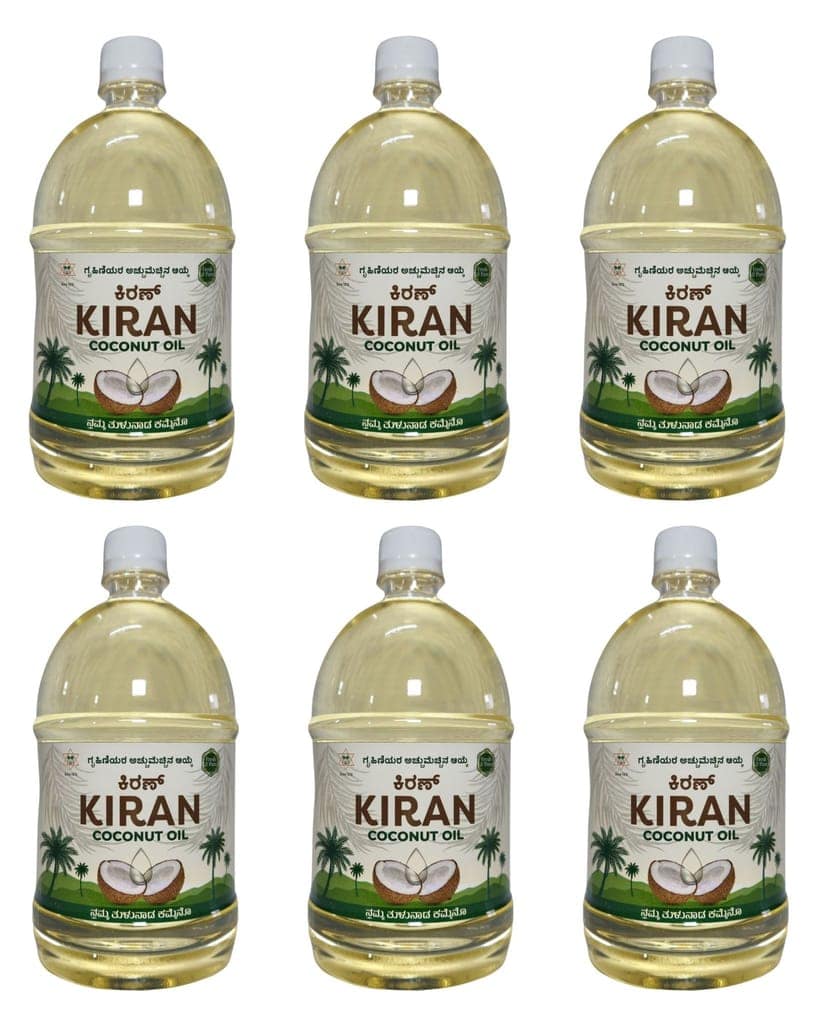 Kiran Coconut Oil Bottle 1L view 2