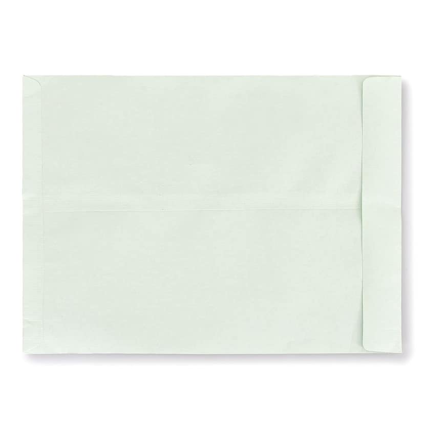 Sagar Mahal 12 x 10 Inch Green Cloth Lined Envelopes - 90 GSM (Regular Quality),Heavy Duty Mailing Covers, 30.5 x 25 cm (Pack of 100 Pcs) view 2