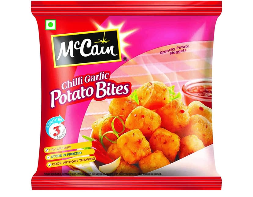 McCain Chilli Garlic Potato Bites, 420 gm