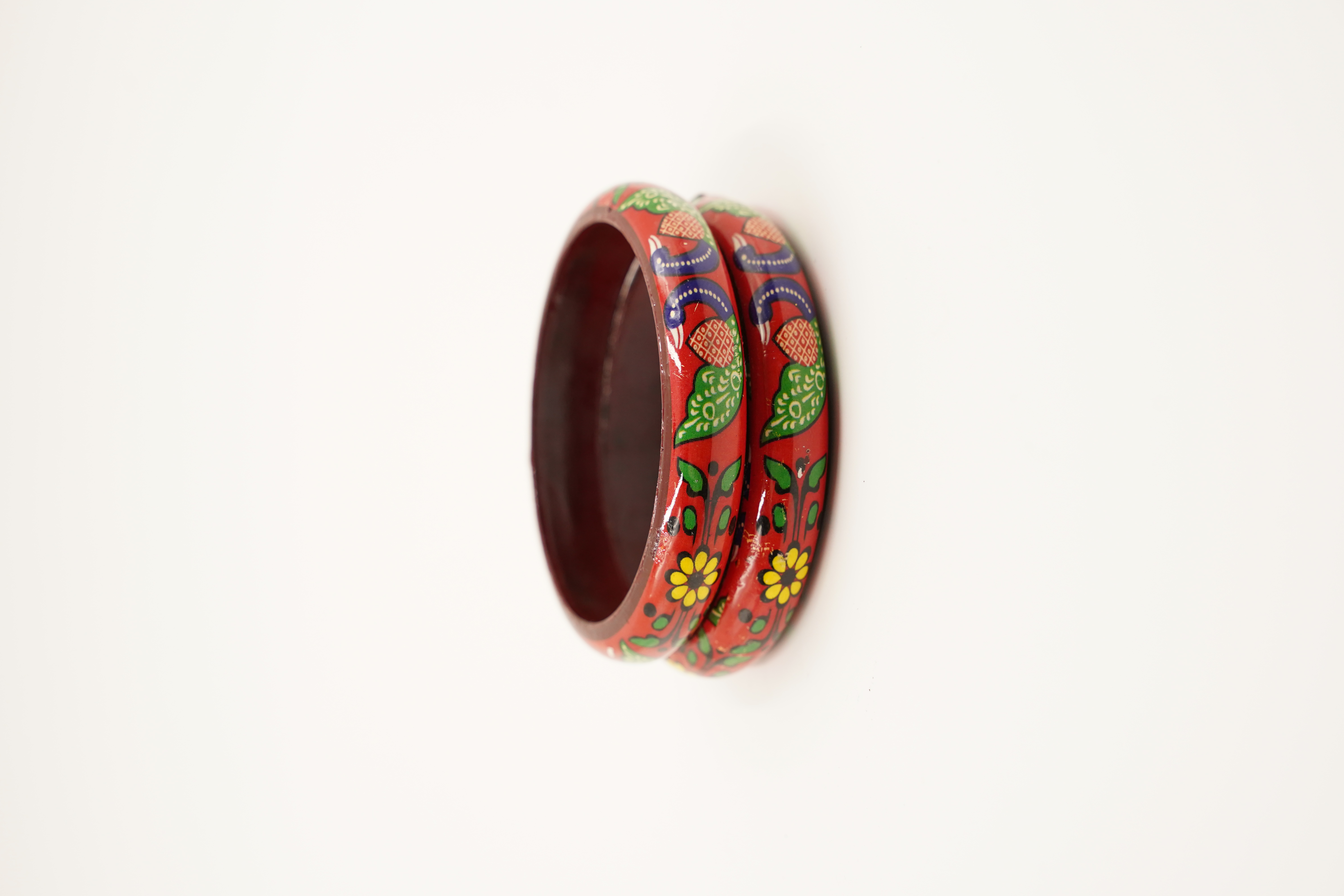 Handcrafted Wooden Bangles for Women with Traditional Design
