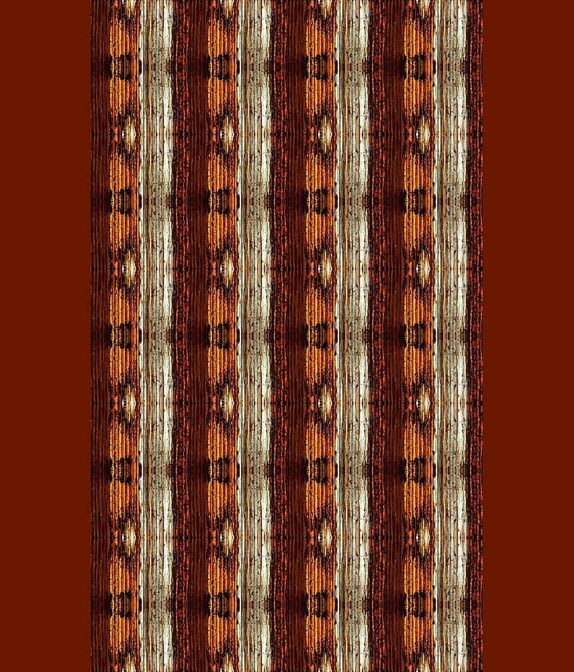 BELLA TRUE Abstract Printed Semi-Transparent Eyelet Curtain 7 ft ( Pack of 1 ) - Multicolor view 2