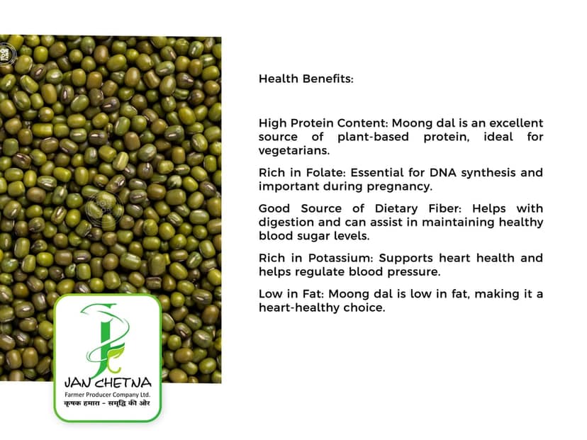 JFPC Green Moong 1 Kg view 3