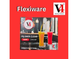 V4 Pilsner Clear Glass - 300ml