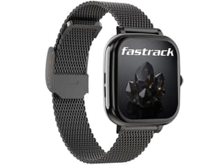 Fastrack Noir Rizz Smart Watch for Women with 1.72" inch Ultra HD Display, Womens Health, AI Watchface & AI Chat - Black & Black