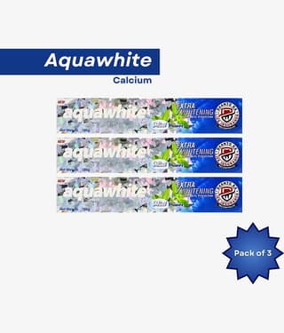 aquawhite Whitening Toothpaste Pack of 3