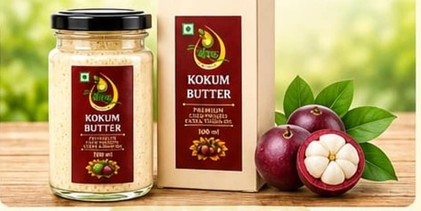 Vaidik Kokum Butter Edible Cold Pressed Virgin Oil 100 ml