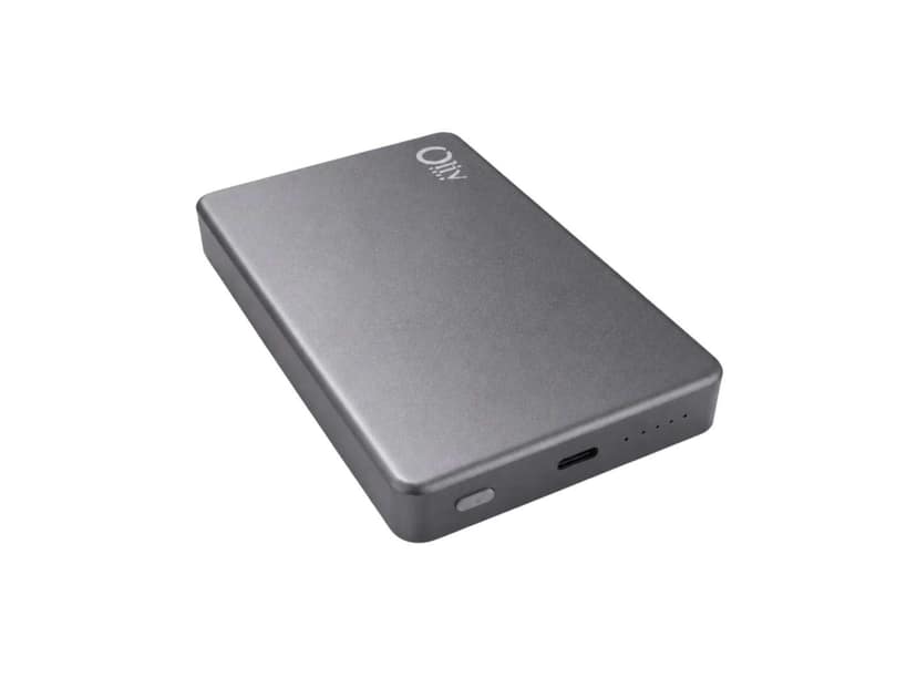 OlivLife 10000 mAh Wireless Power Bank (20 W, Fast Charging) - Gray