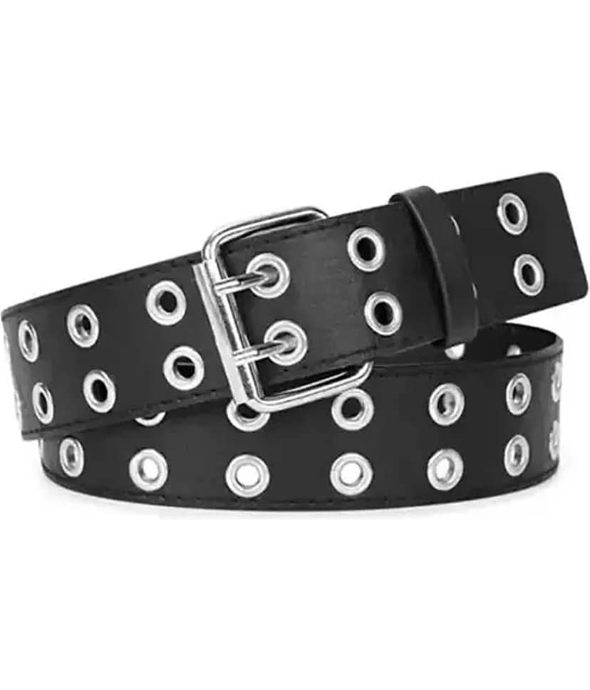 HRF .STAR - Black Faux Leather Men's Formal Belt ( Pack of 1 )