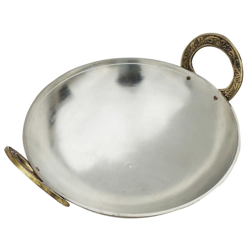 Brass Kadai With Kalai Work, 1 Liter (ZMAS173 B) view 4