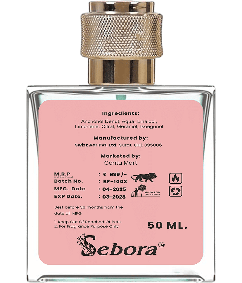 Sebora Eau De Parfum (EDP) Fresh,Floral Medium -Fragrance For Men,Women,Unisex ( Pack of 1 ) view 2
