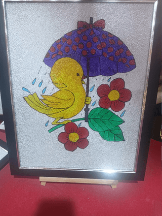 Home glas painting