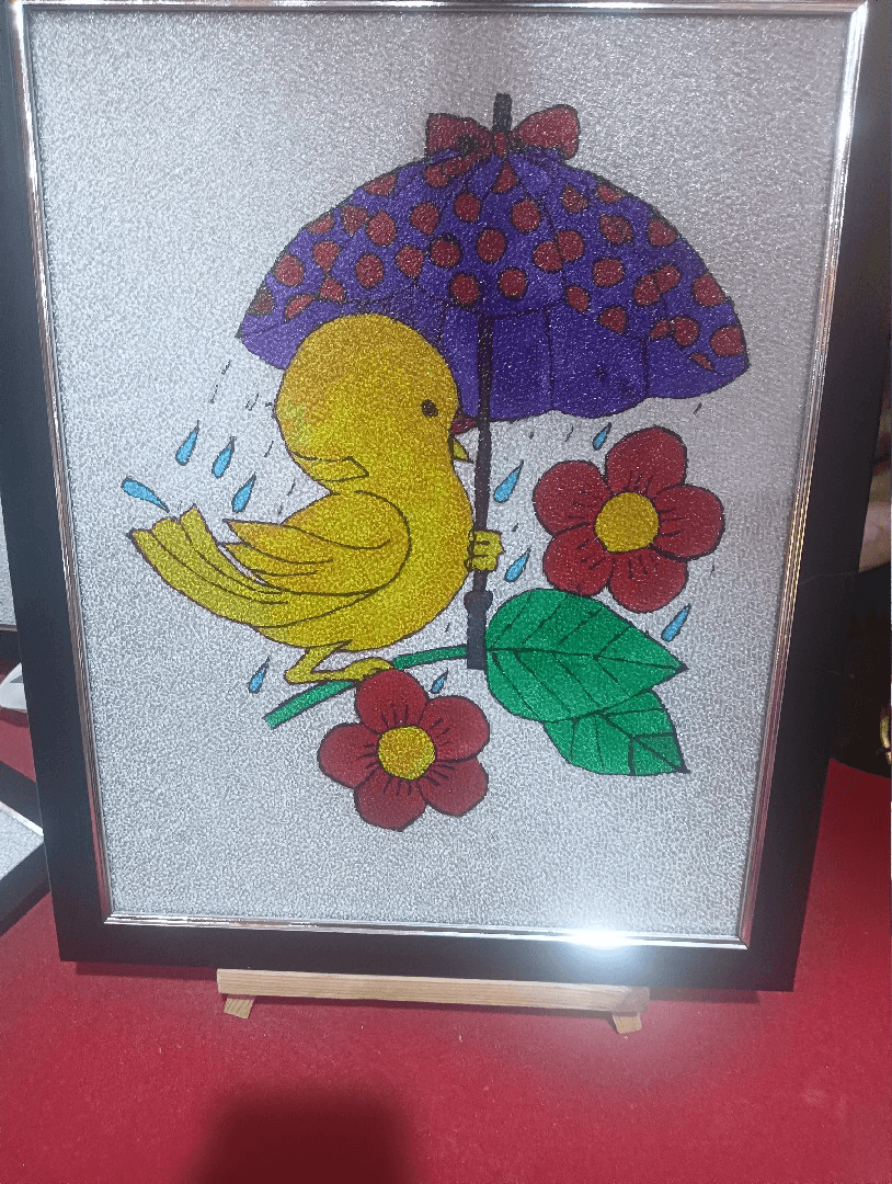 Home glas painting