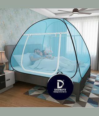 didhiti - Pink Polycotton Foldable Mosquito Net ( Pack of 1 )