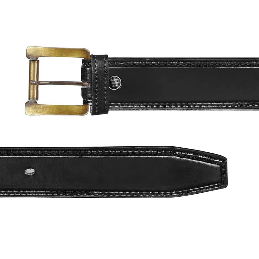 Black Formal/casual PU Leather Belt For Men BT08-BKL05 view 3