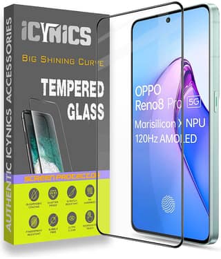 Icynics Tempered Glass Compatible For Oppo Reno 8 Pro 5g ( Pack of 1 )