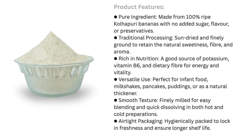 Banana Powder 250g view 3