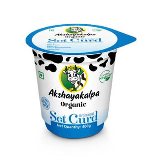 Akshayakalpa-Artisanal Organic Set Curd, 400g