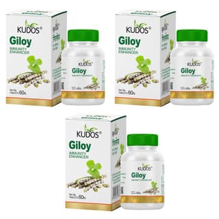 Kudos Giloy Tablets | Immunity Enhancer | 60 Tablets | Pack of 3