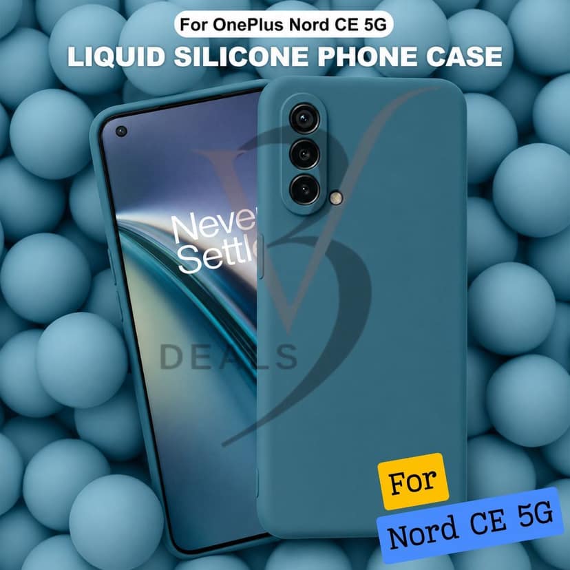 V3Deals Compatible OnePlus Nord CE 5G Matte Silicone Back Cover Matte silicone back cover with raised camera & screen edges for enhanced protection against drops, scratches and dust. view 5