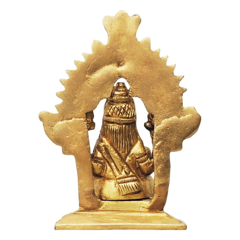 Brass Showpiece Laxmi Ji Statue (BSMAS254) view 3