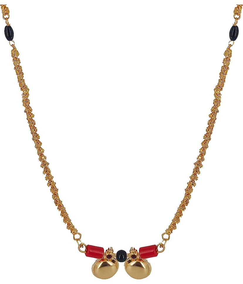 KRIMO - Golden Mangalsutra ( Pack of 1 ) view 2