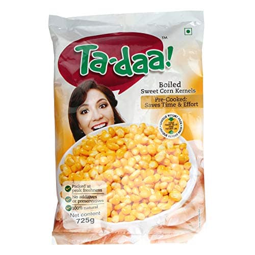 Tadaa Boiled Sweet Corn, 725 gm