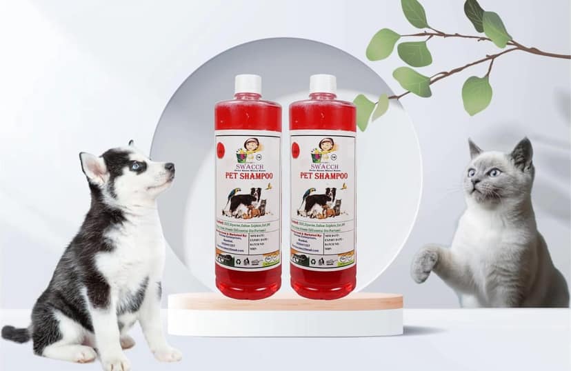 SWACCH PET Shampoo (1 Litre) (Pack of 2) Strawberry