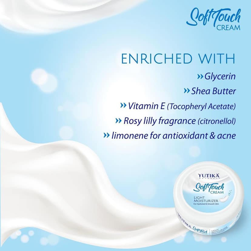 Yuthika Soft Touch Light Moisturizer Cream 300ml and Sunscreen Lotion SPF 30 PA+++ with UVA & UVB Protection - 100ml view 4
