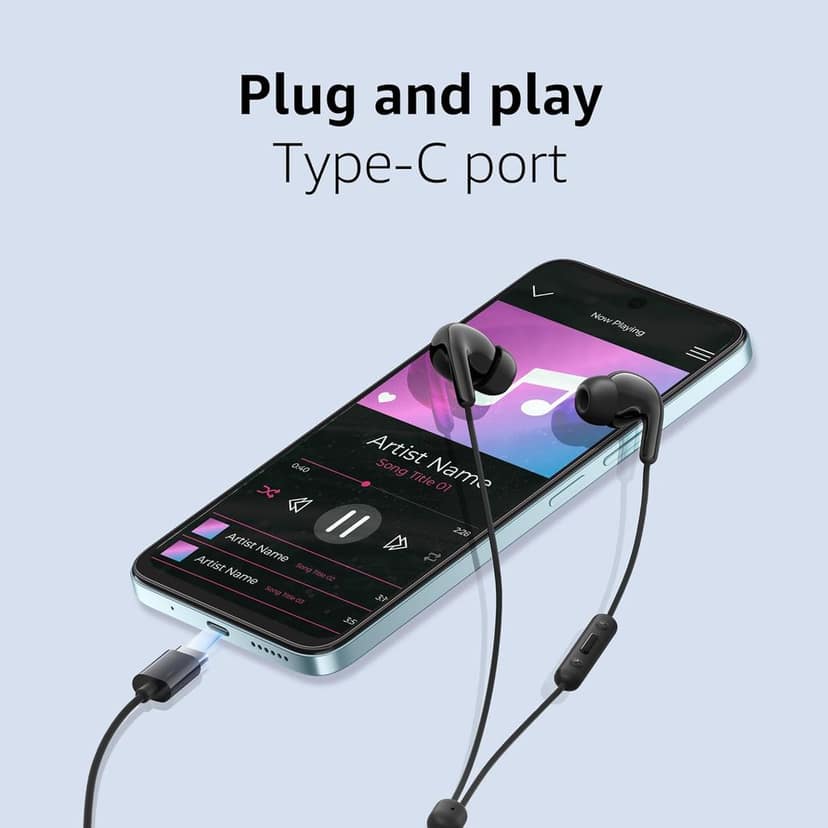 XIAOMI Type-C in-Ear Earphones with 12.4mm Drivers, HD Microphone, and IP54 Dust & Water Resistance view 4