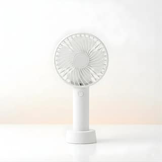Tecsox Breeze One Portable Handheld Fan | 3 Hour LED Indicator | Quiet Cooling Tecsox Breeze One Portable Handheld Fan | 3 Hour LED Indicator | Quiet Cooling - White