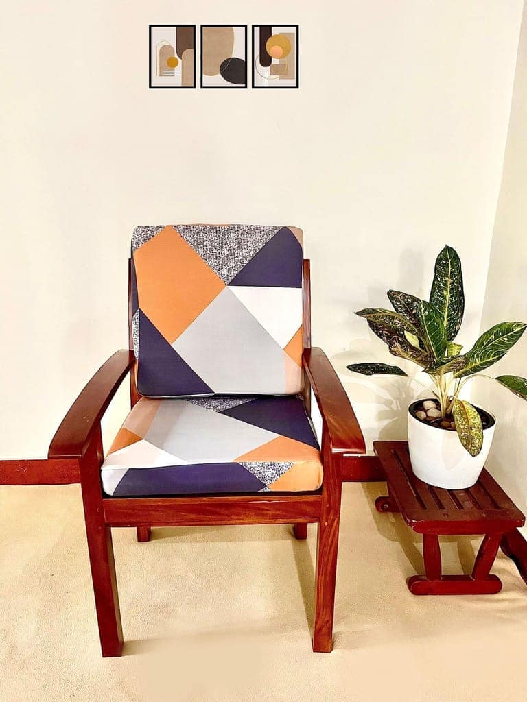 PENTHOOM Sofa Seat Cover, Sofa Protector Cover, Stretchable Sofa Cover for Wooden Sofa Cover with High Density Sofa Cover Cloth Material