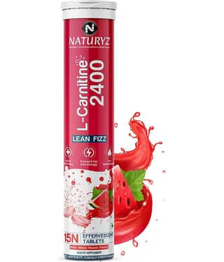 NATURYZ L Carnitine L Tartrate 2400 mg, Energy & Endurance, Performance & Recovery - 15 Tablets