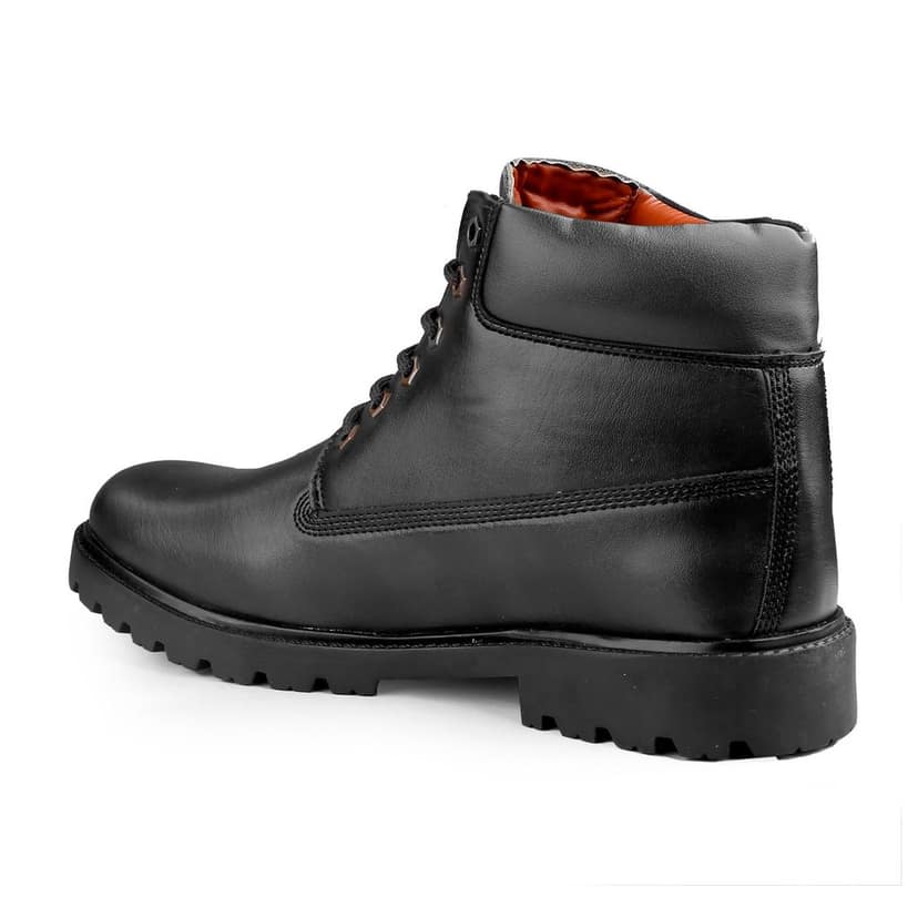 Bxxy's Faux Leather Chelsea Ankle Lace-up Boots for Men view 7