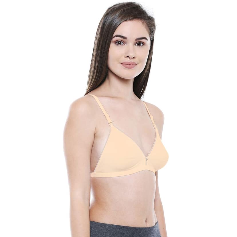 Bodycare Cotton Non Padded Non wired Regular Bra-Pack of 3 view 4