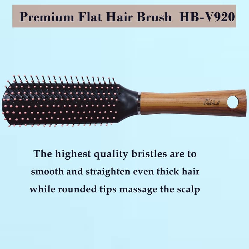 Babila Flat hair Brush-HB- V920 view 2