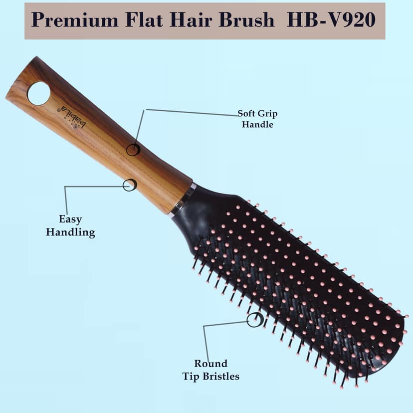 Babila Flat hair Brush-HB- V920 view 3
