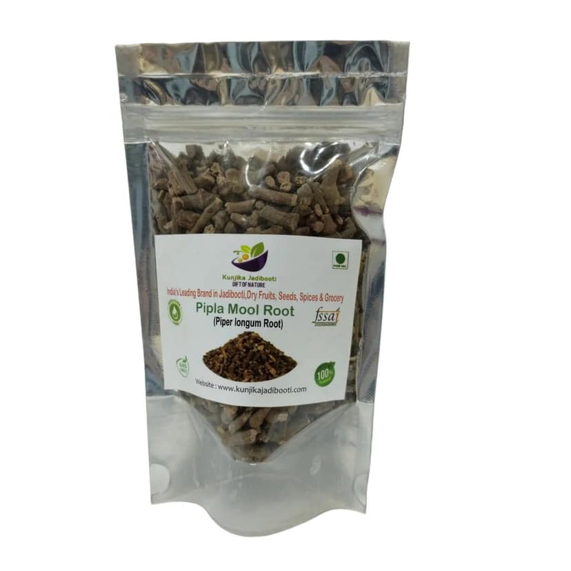 Kunjika Jadibooti Pipla Mool - Piplamool Dampa - Piplamool - Peepla Mool - 100 gms