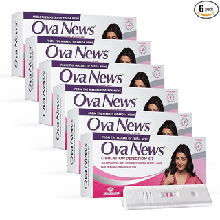 Ova News Ovulation Detection Kit by mankind Ovulation Kit (36 Tests Pack of 6)