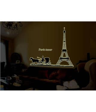 Jaamso Royals Paris Eiffel Tower Nature Theme PVC Sticker