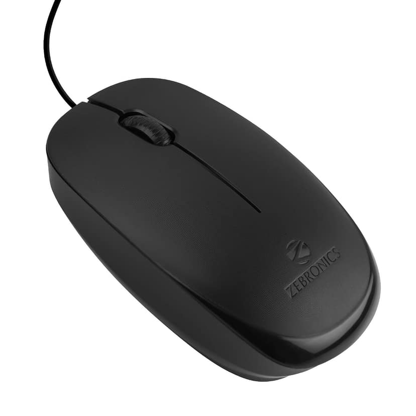Zebronics Zeb-Power Wired Mouse - Black view 2