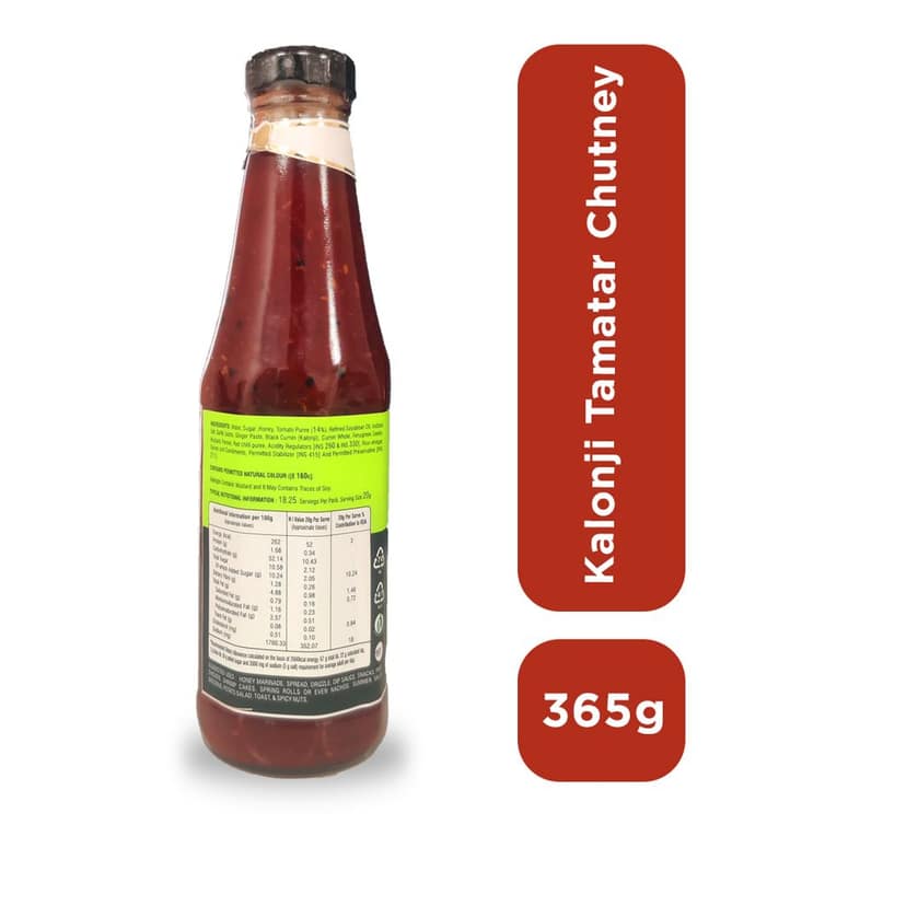Honeyman Kalonji Sauce 360 gm view 3