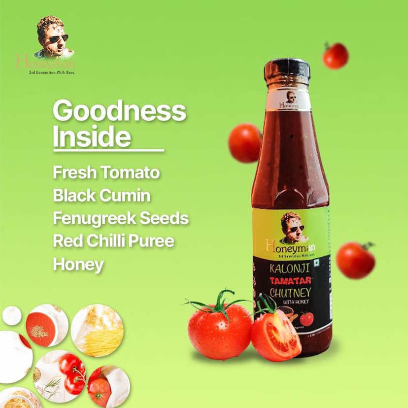 Honeyman Kalonji Sauce 360 gm view 4