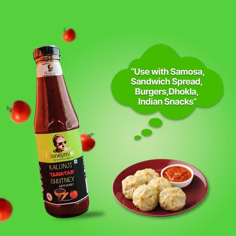 Honeyman Kalonji Sauce 360 gm view 5