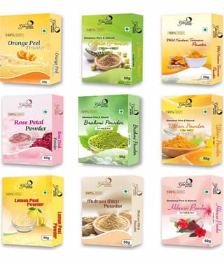 glowious - Skin Toning Face Pack for Normal Skin ( Pack of 9 )