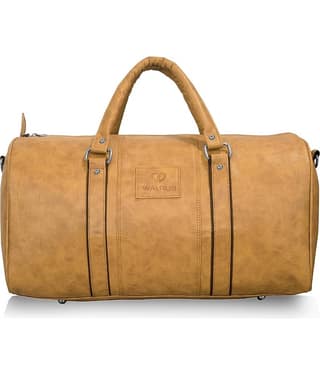 Walrus 22 Ltrs Tan Artificial Leather Duffle Bag