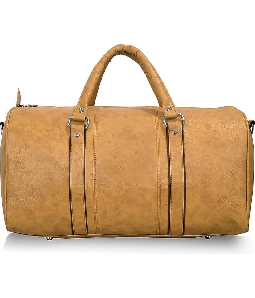 Walrus 22 Ltrs Tan Artificial Leather Duffle Bag view 2