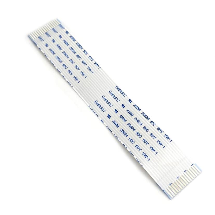 16 Pin 1mm Pitch 100mm Same Side Connection FFC Ribbon Flexible Flat Cable view 2