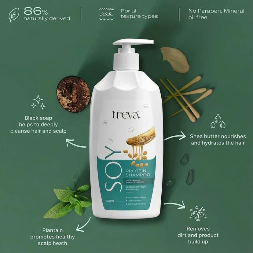 TREVA SOYA PROTEIN SHAMPOO view 2