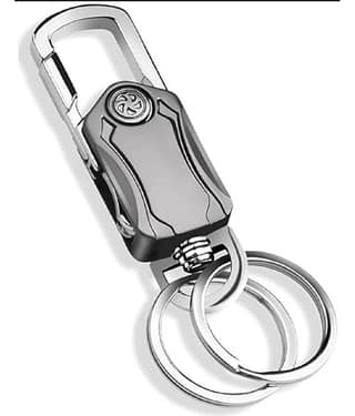 RAMDEV ENTERPRISE Silver Bike Key Chain ( Pack of 1 )