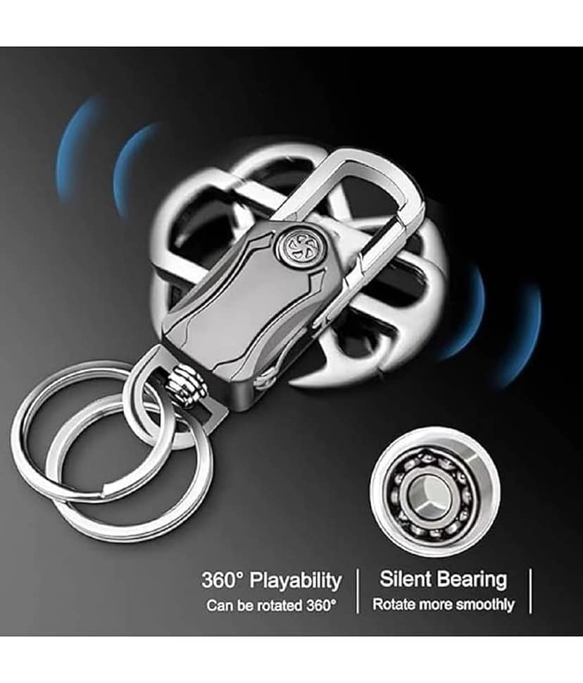 RAMDEV ENTERPRISE Silver Bike Key Chain ( Pack of 1 ) view 2